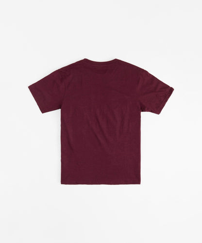 All We Trust Is Us Embroidered Short Sleeve Tee - Brown