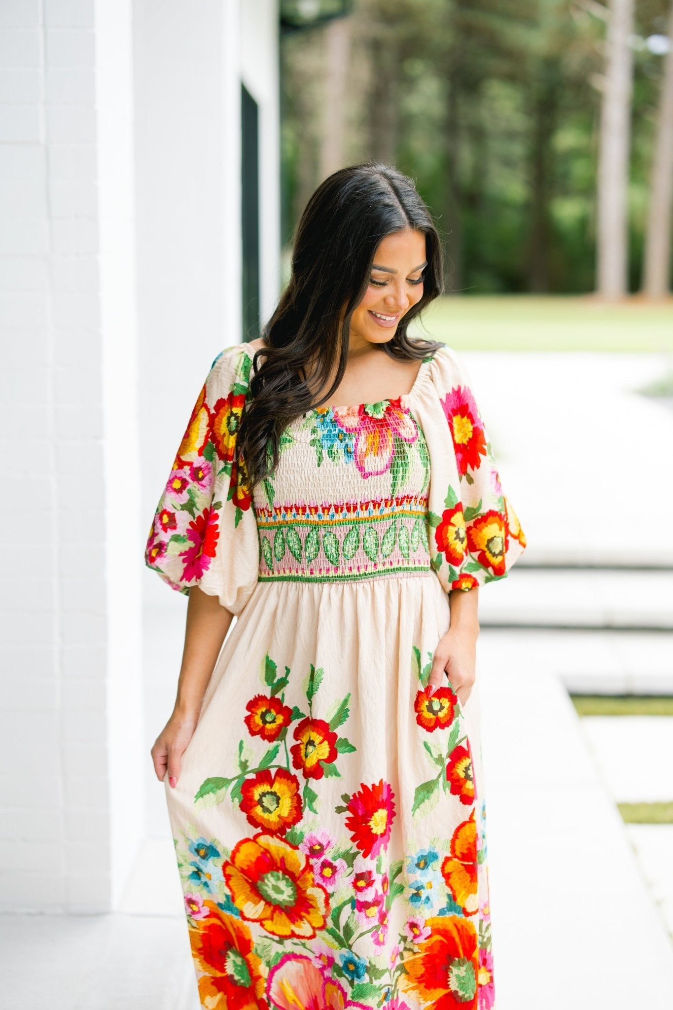 Out Of The Ordinary Ecru Dress ~FINAL SALE~