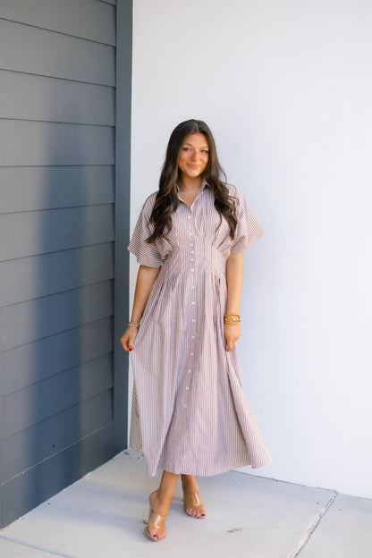 Coco Striped Maxi Dress