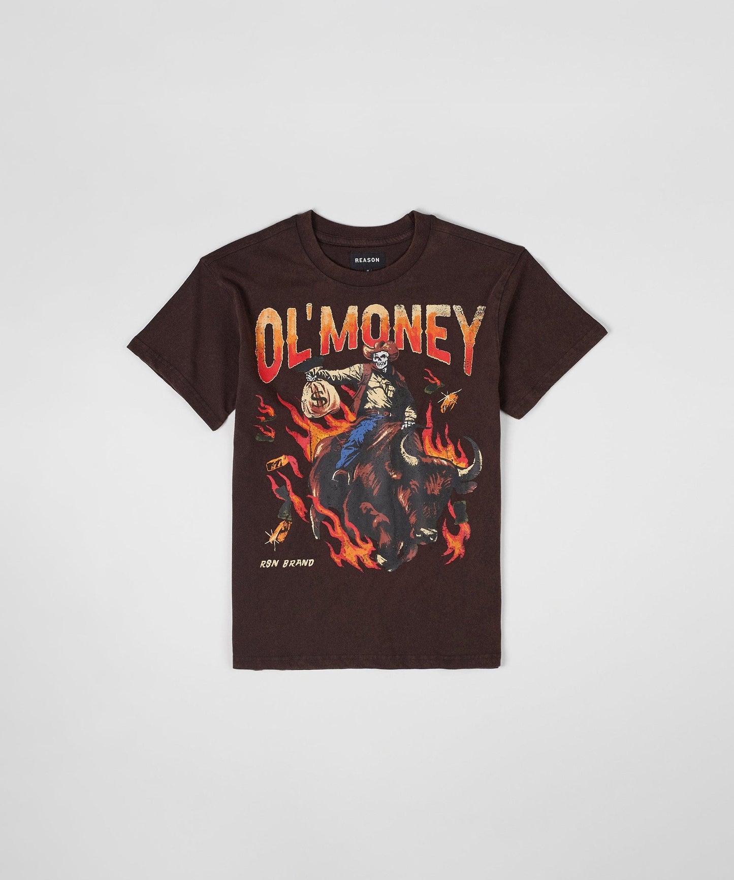 Ol' Money Short Sleeve Tee - Brown