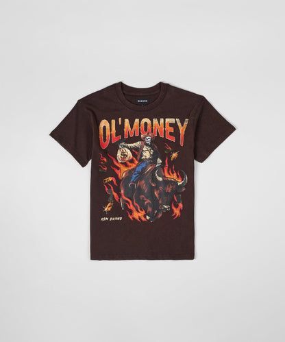 Ol' Money Short Sleeve Tee - Brown
