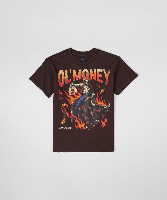 Ol' Money Short Sleeve Tee - Brown