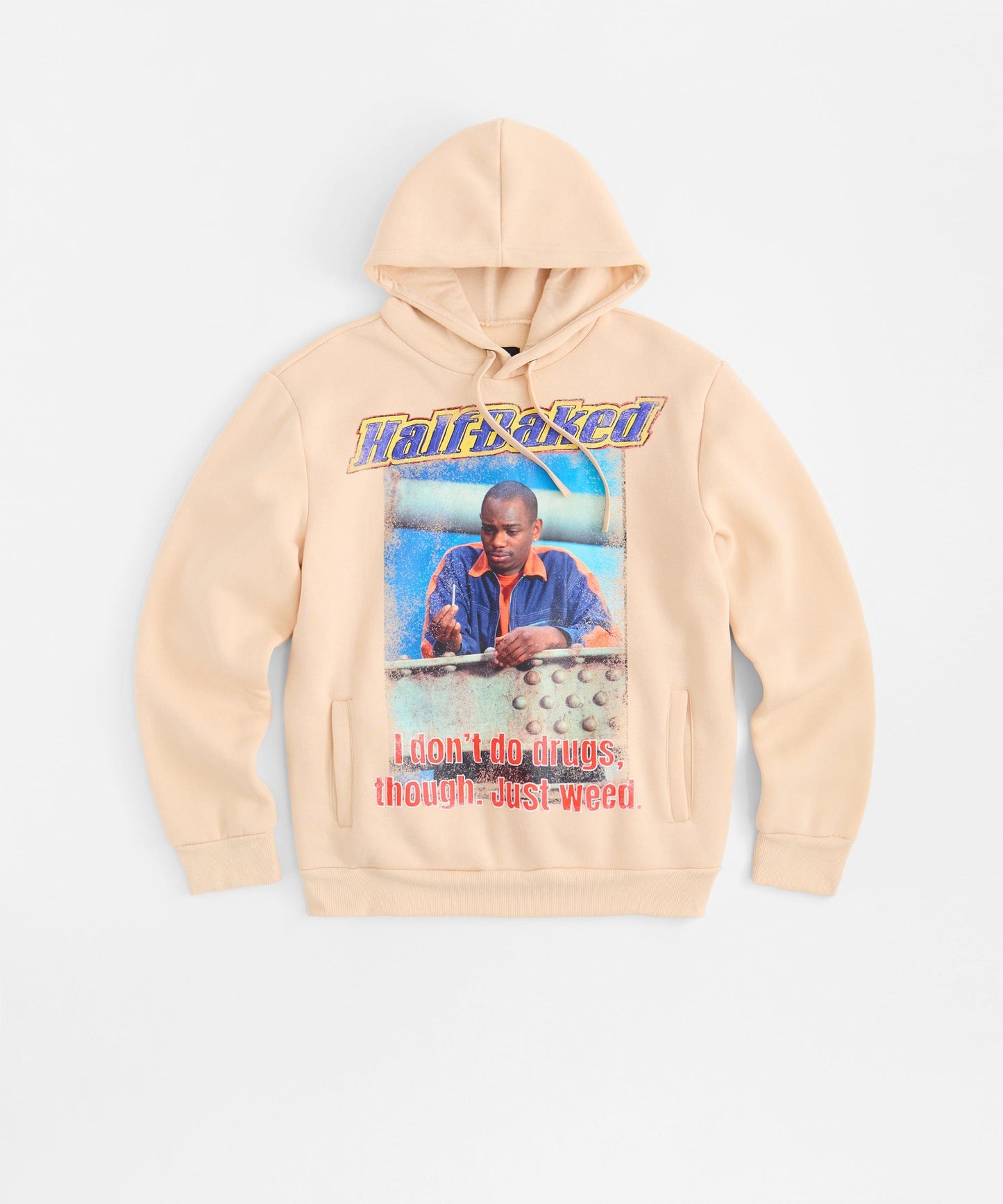 Half Baked Just Weed Hoodie - Khaki