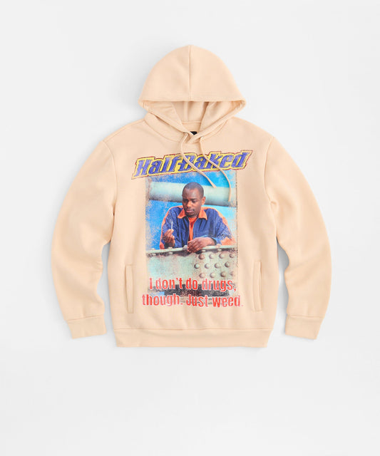 Half Baked Just Weed Hoodie - Khaki