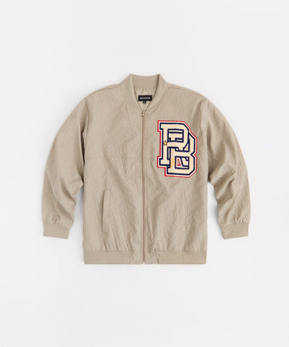 Coaches Chenille Patched Jacket - Light Green