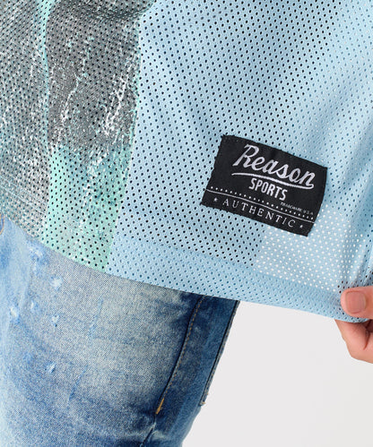 Jaws Football Jersey - Light Blue