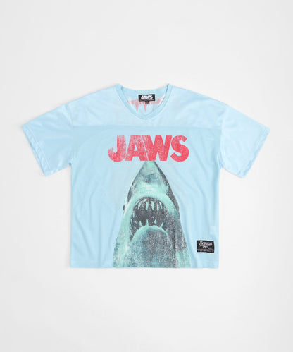 Jaws Football Jersey - Light Blue