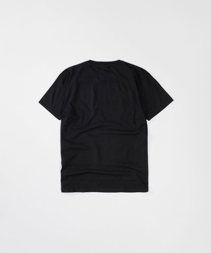 Jaws Front Print Short Sleeve Tee - Black