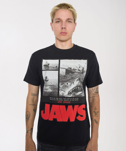Jaws Our Shark Short Sleeve Tee - Black