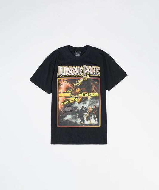 Jurassic Park Cover Short Sleeve Tee - Black