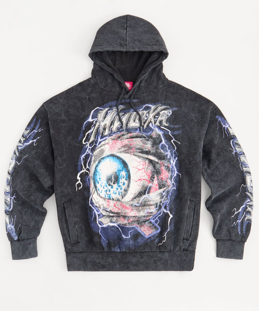Mishka Eye Washed Hoodie - Black