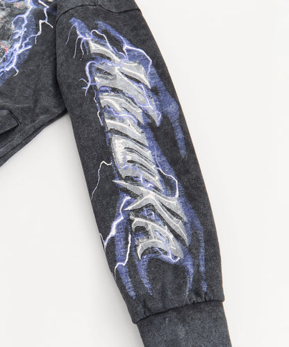 Mishka Eye Washed Hoodie - Black