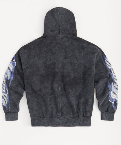 Mishka Eye Washed Hoodie - Black