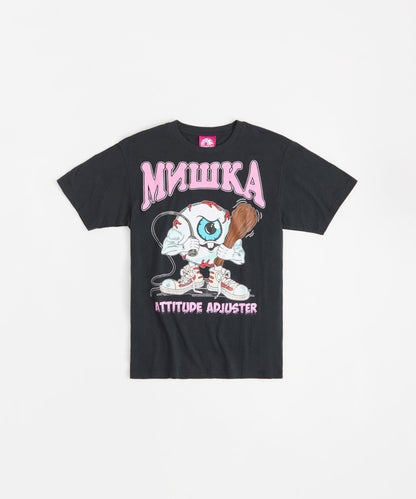 Mishka Attitude Adjuster Short Sleeve Tee - Black