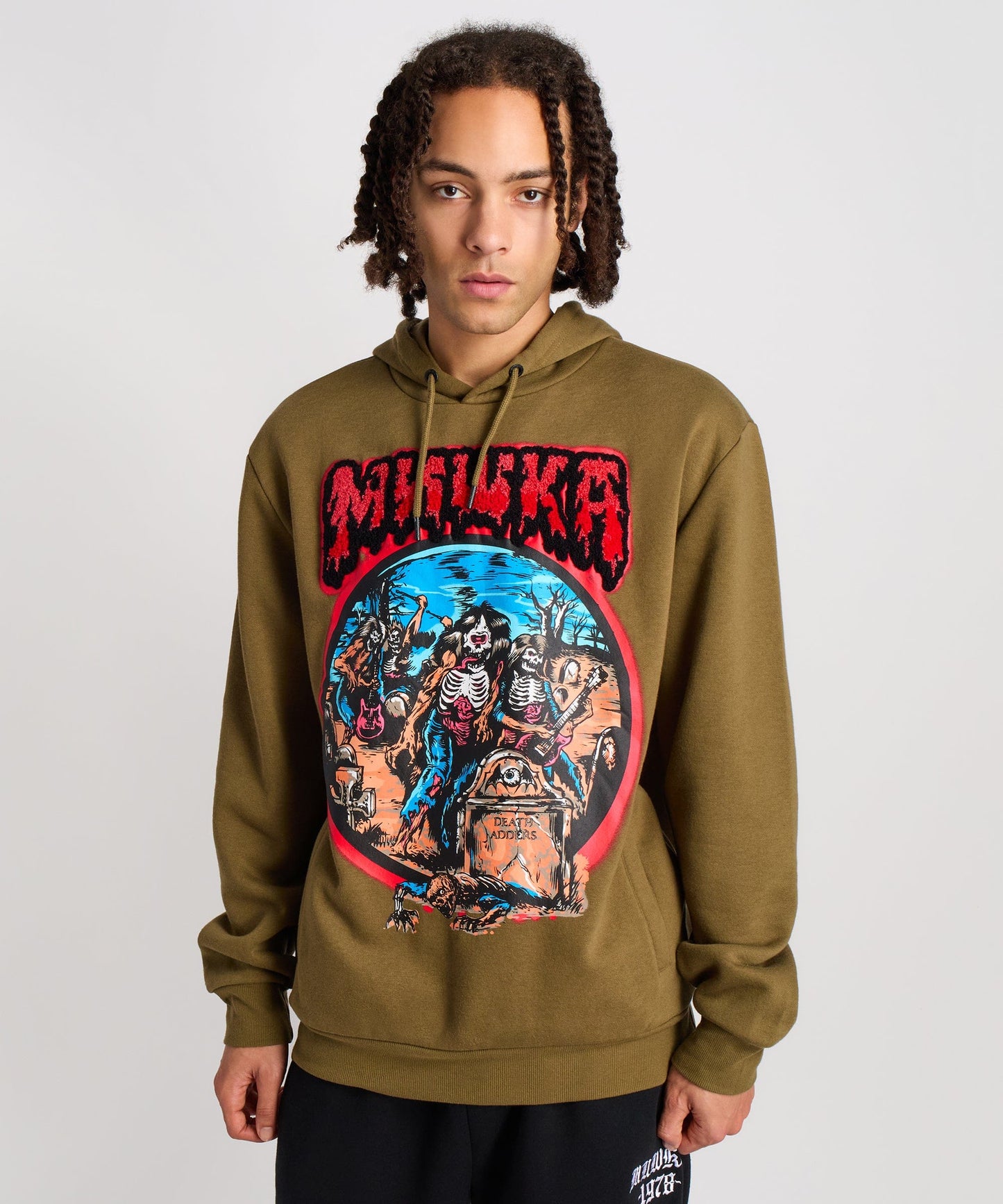 Mishka Band Hoodie - Olive Green