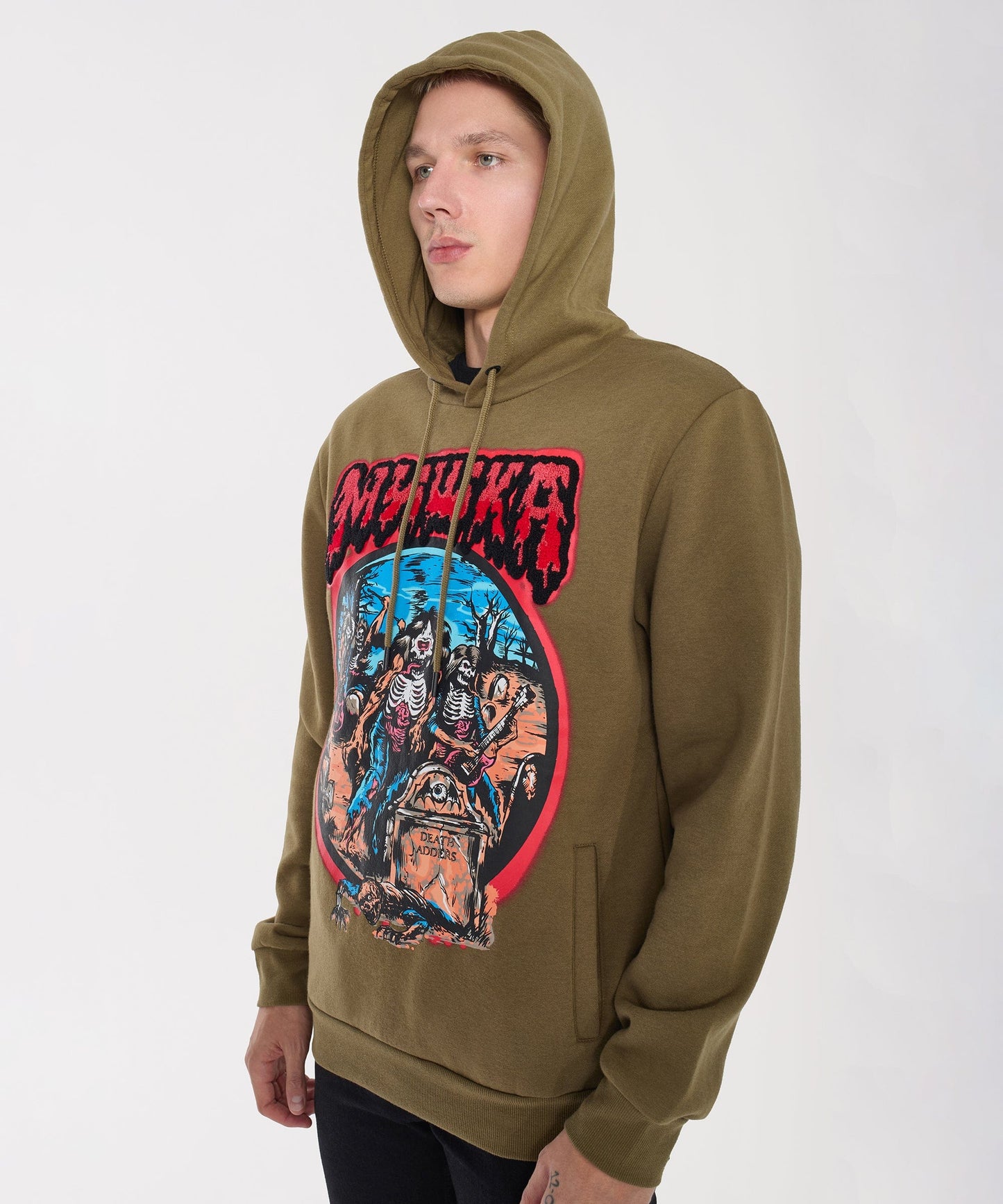 Mishka Band Hoodie - Olive Green