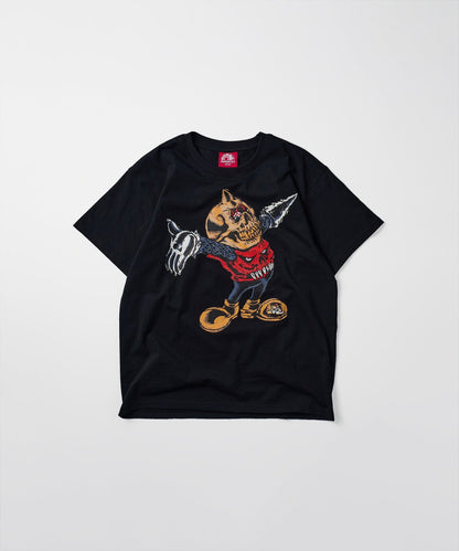 Mishka Cyco Bootleg Embroidered Short Sleeve Tee - Black