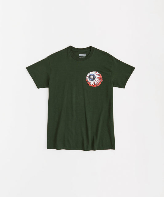 Mishka Lamour Keep Watch Crest Short Sleeve Tee - Olive Green