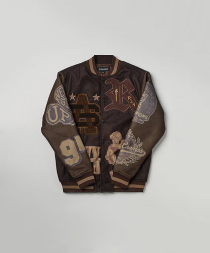 Champions Varsity Jacket - Brown