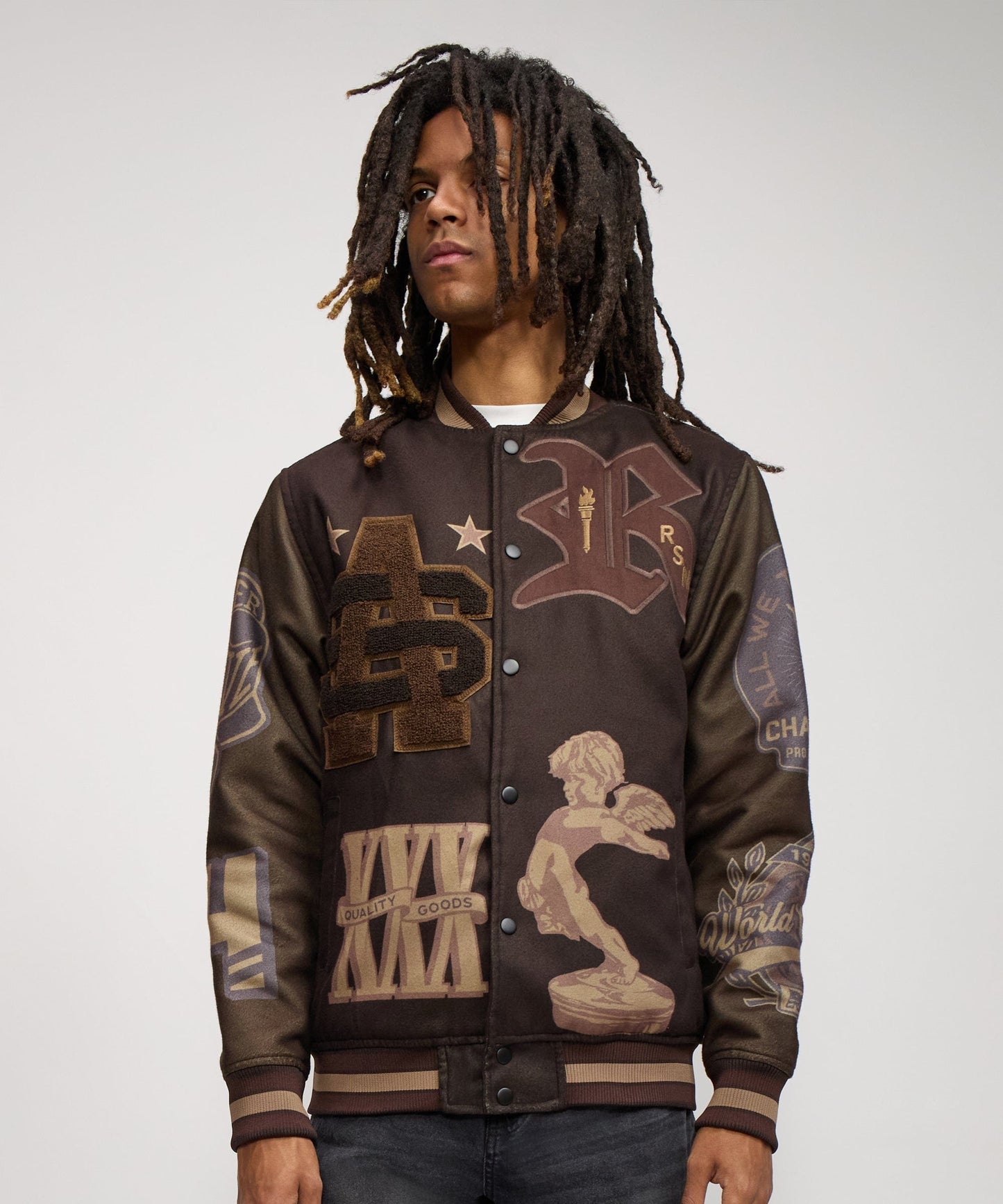 Champions Varsity Jacket - Brown