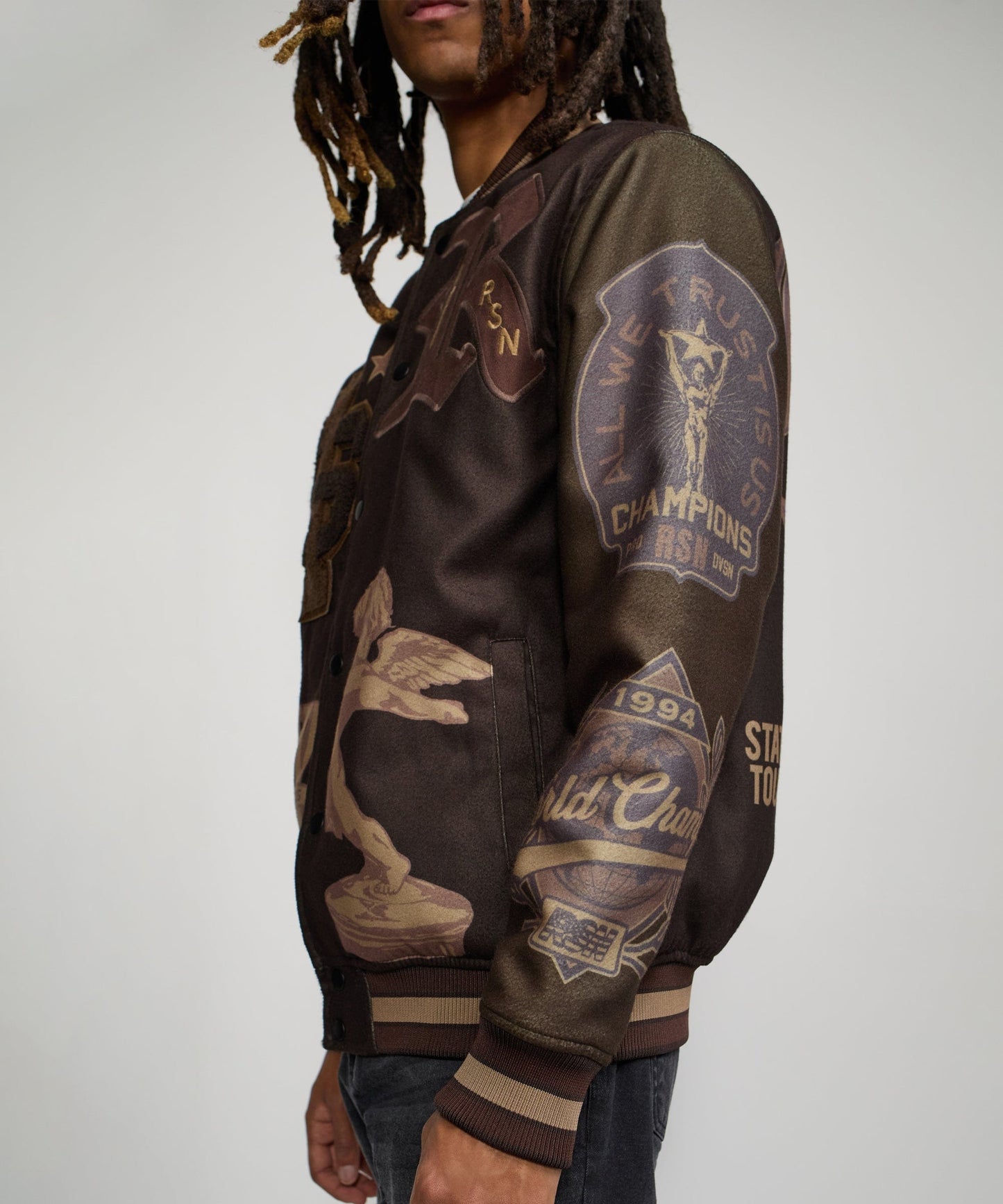 Champions Varsity Jacket - Brown