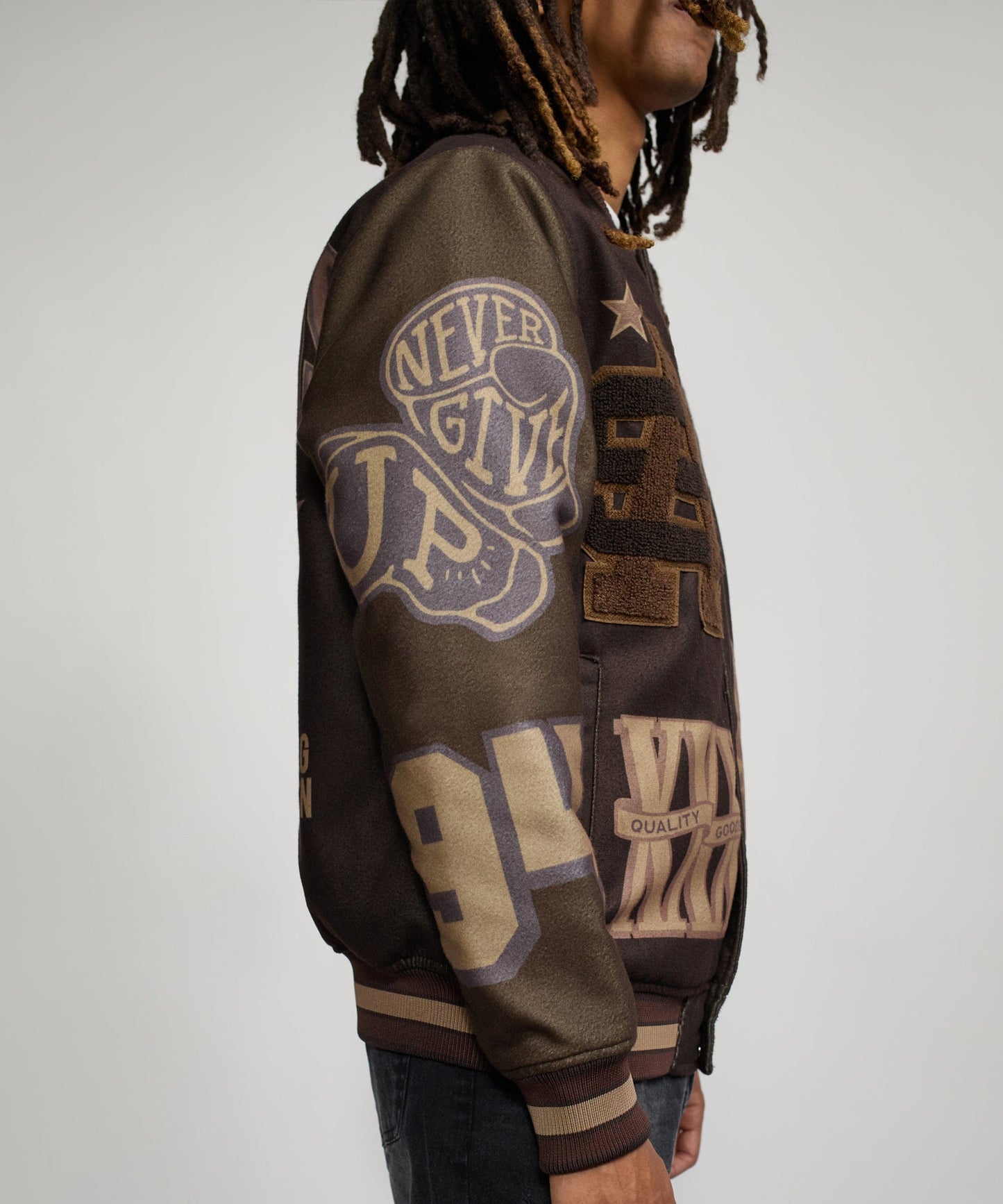 Champions Varsity Jacket - Brown