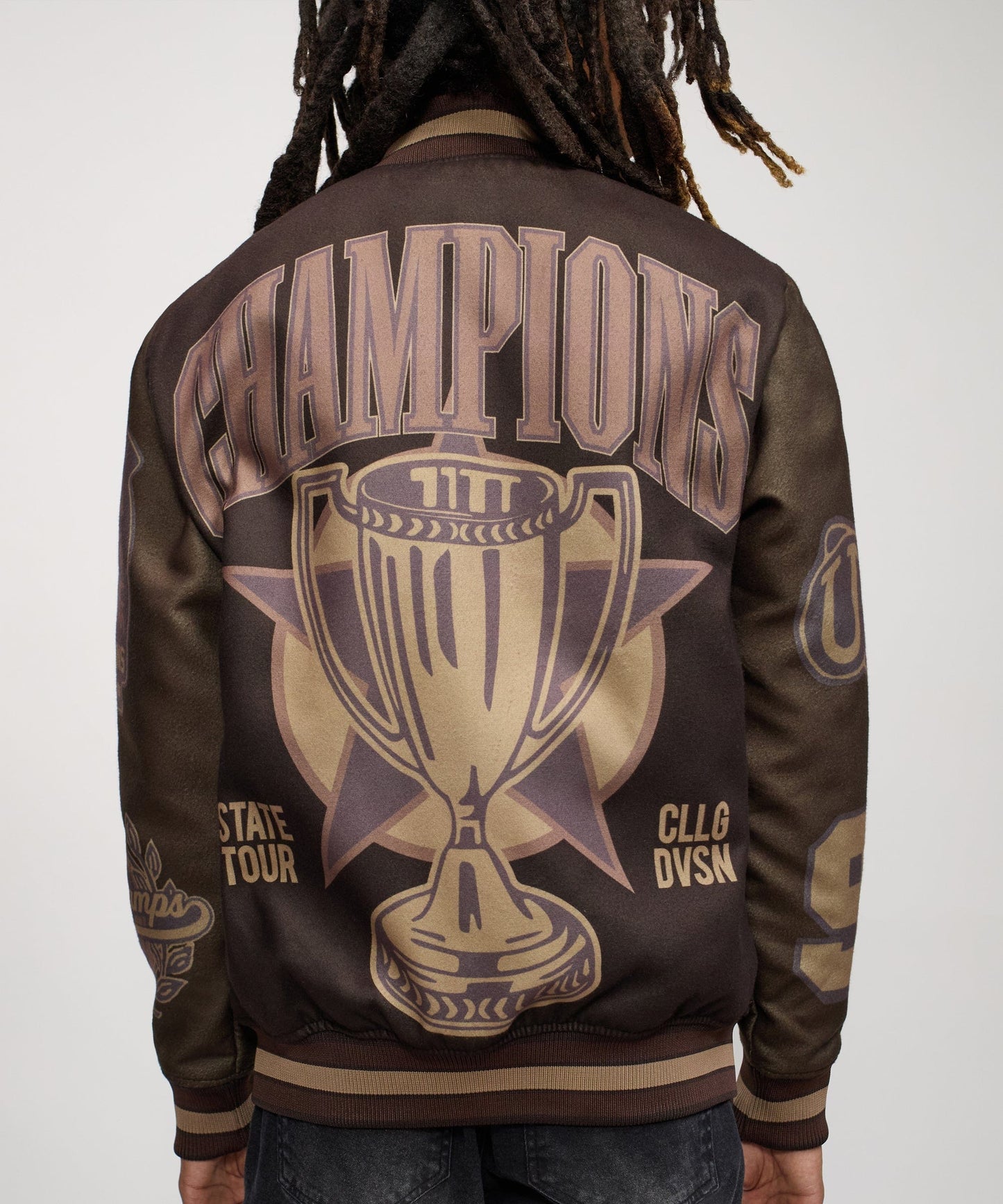 Champions Varsity Jacket - Brown