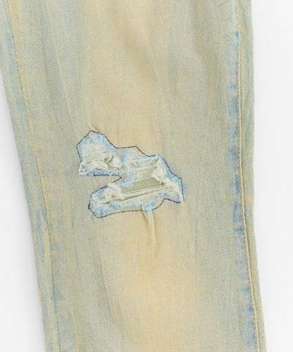 Rip and Repair Denim Jeans - Light Blue