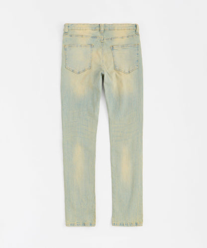 Rip and Repair Denim Jeans - Light Blue