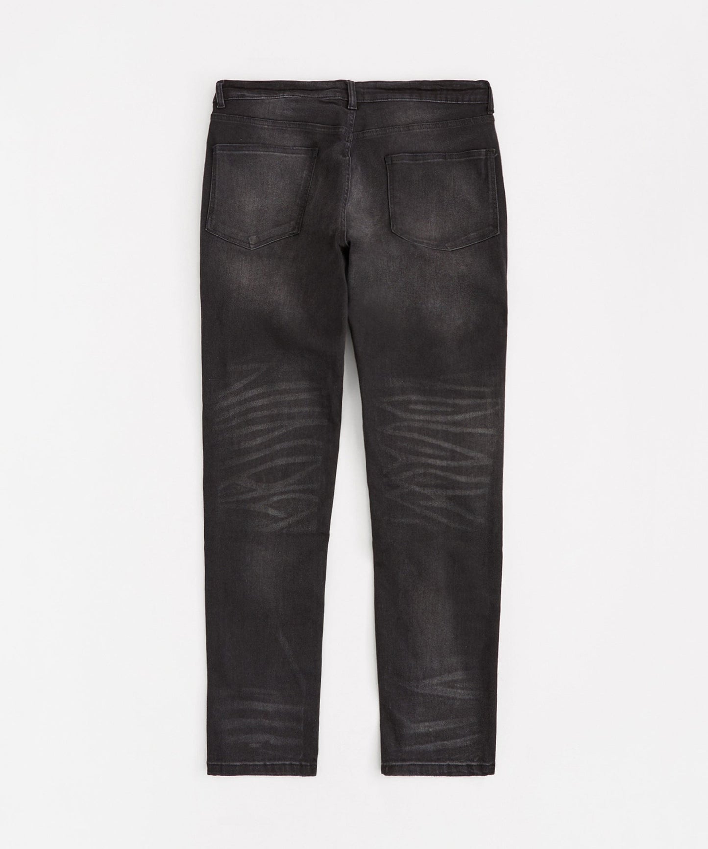 Rip And Repair Denim Jeans - Black