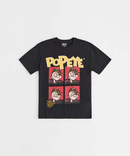Popeye King of NY Short Sleeve Tee - Black
