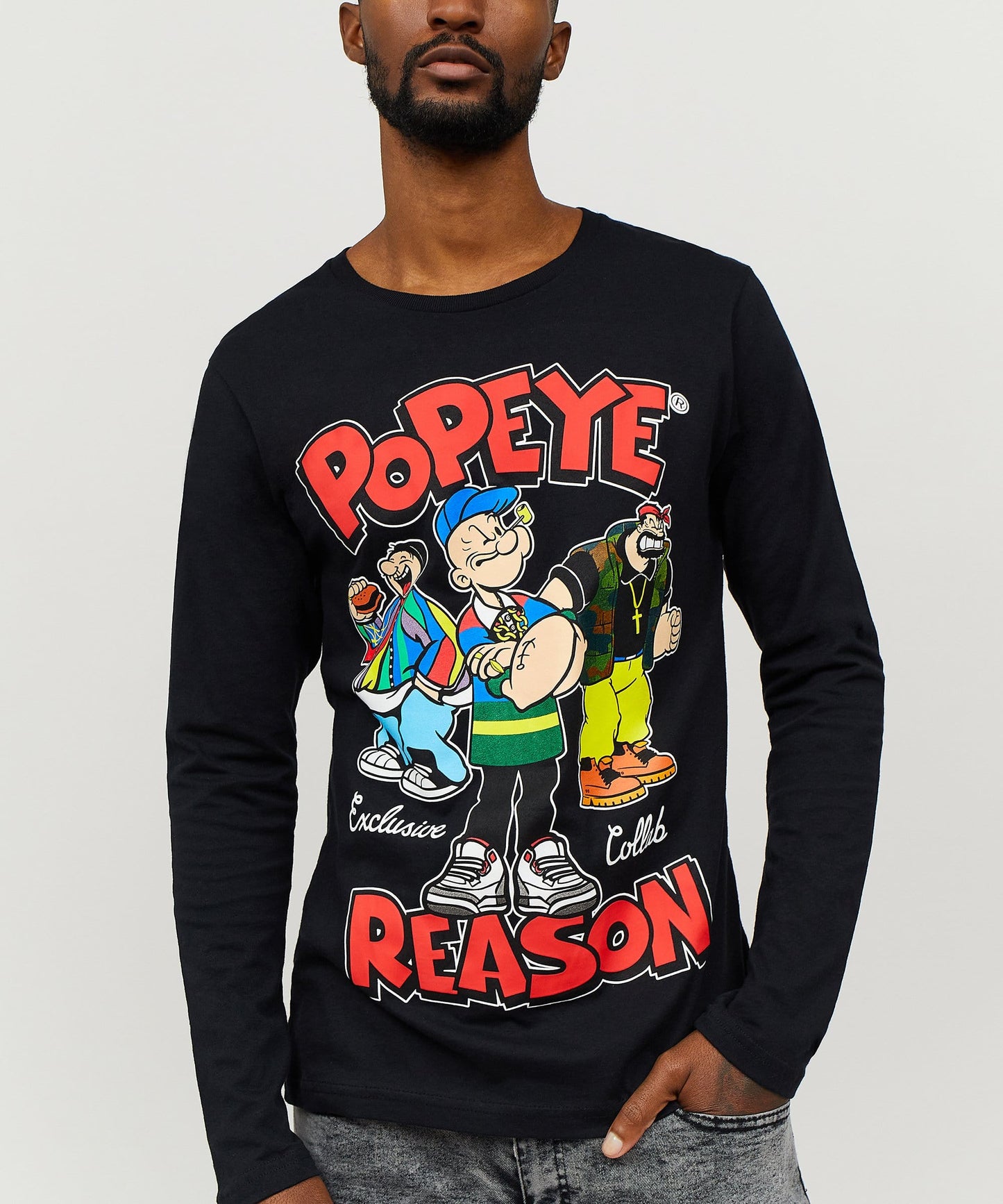 Popeye Vintage Flex Long Sleeve Tee