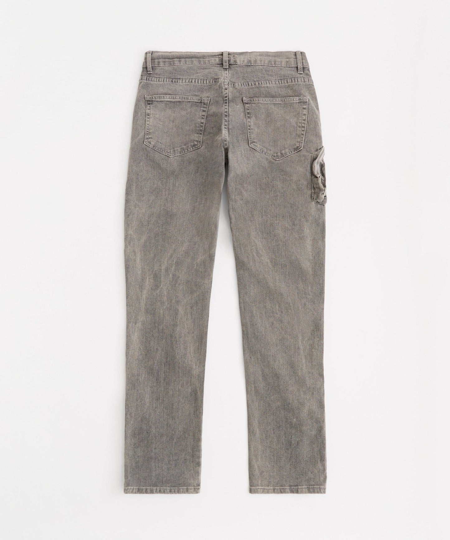 Robertson 3D Pocket Flare Denim Pant - Grey