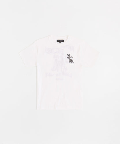 My Way Embroidered Short Sleeve Tee - White