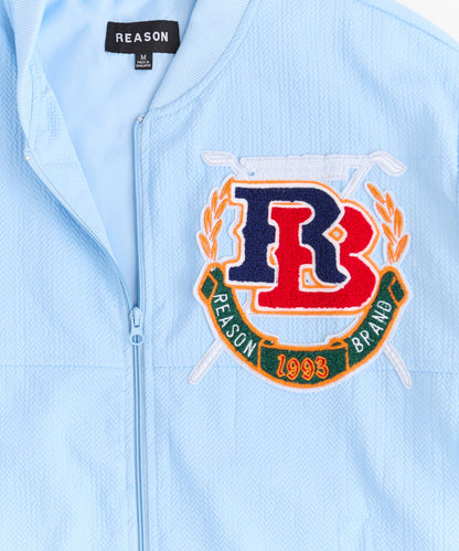 Coaches RB Applique Jacket - Light Blue