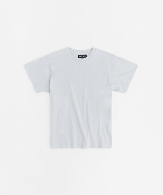 Essential Heavyweight Oversized Fit Super Soft Tee - Light Blue