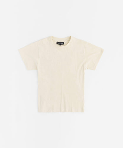 Essential Heavyweight Oversized Fit Super Soft Tee - Cream