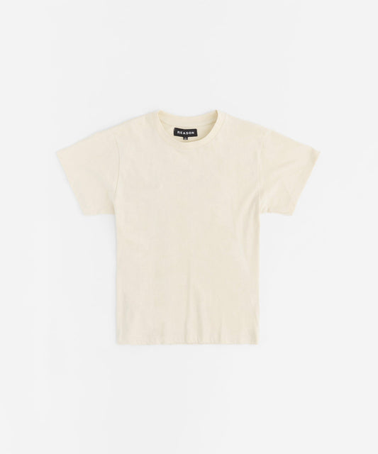 Essential Heavyweight Oversized Fit Super Soft Tee - Cream