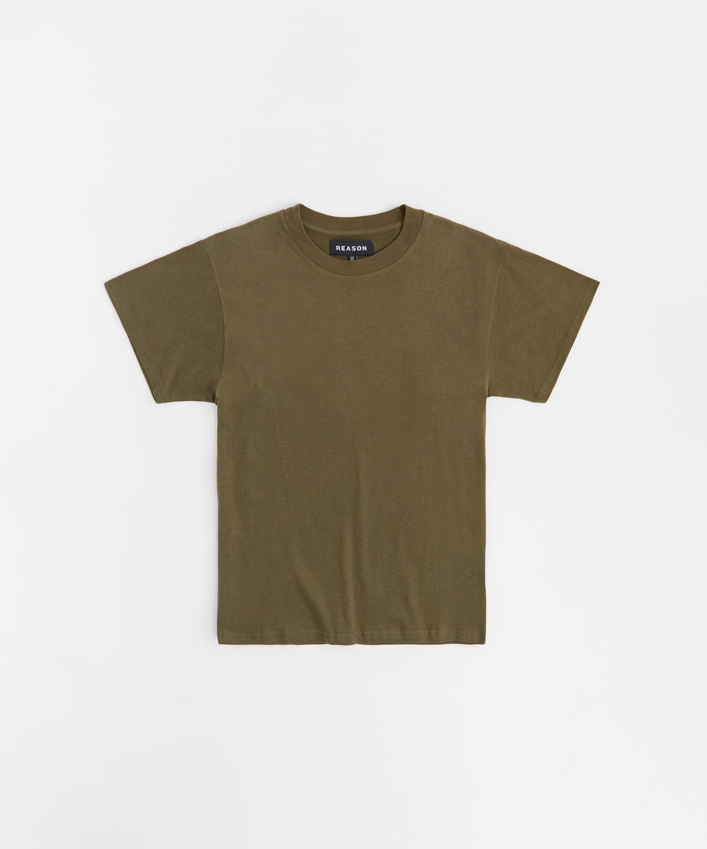 Essential Heavyweight Oversized Fit Super Soft Tee - Olive Green