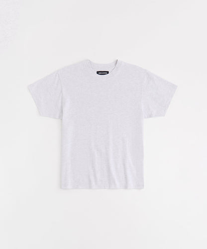 Essential Heavyweight Oversized Fit Super Soft Tee - Heather Grey