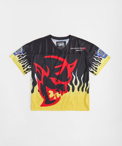 Dodge Demon Football Jersey - Black