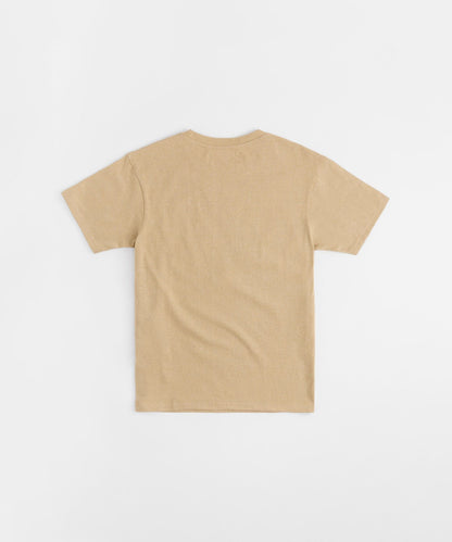 How High Degrees Embroidered Short Sleeve Tee - Tan