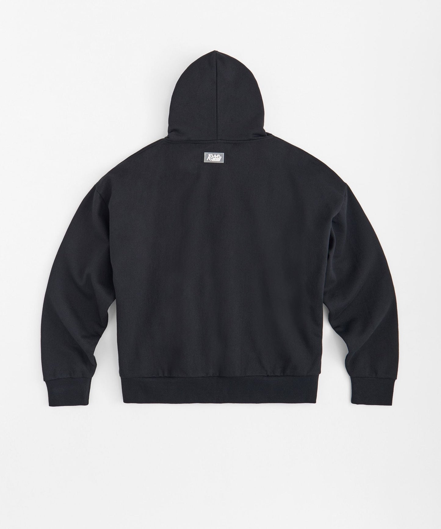 Essential Heavyweight Fleece Baggy Fit Comfy Hoodie - Black