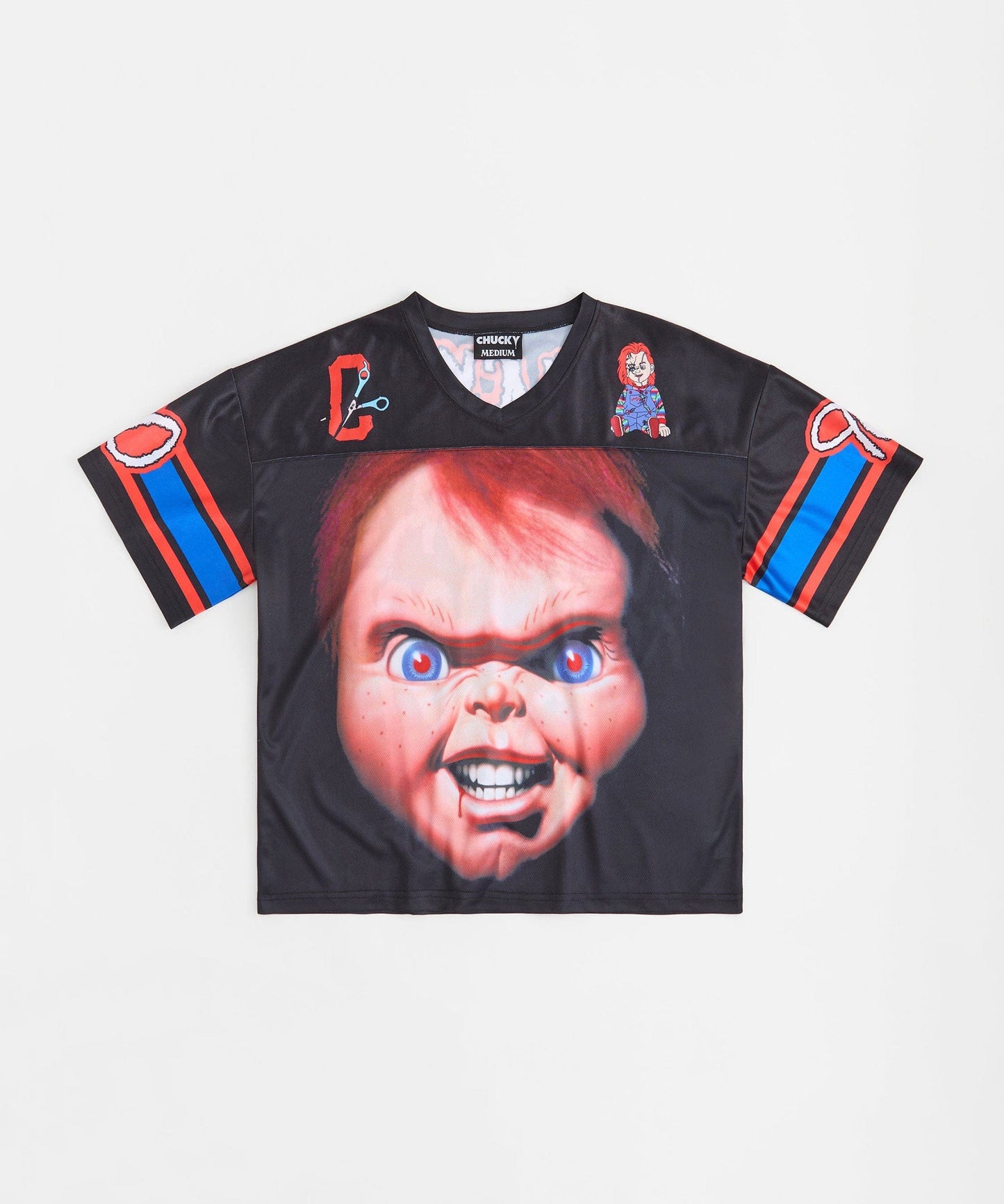 Chucky No More Mr. Good Guy Football Jersey - Black