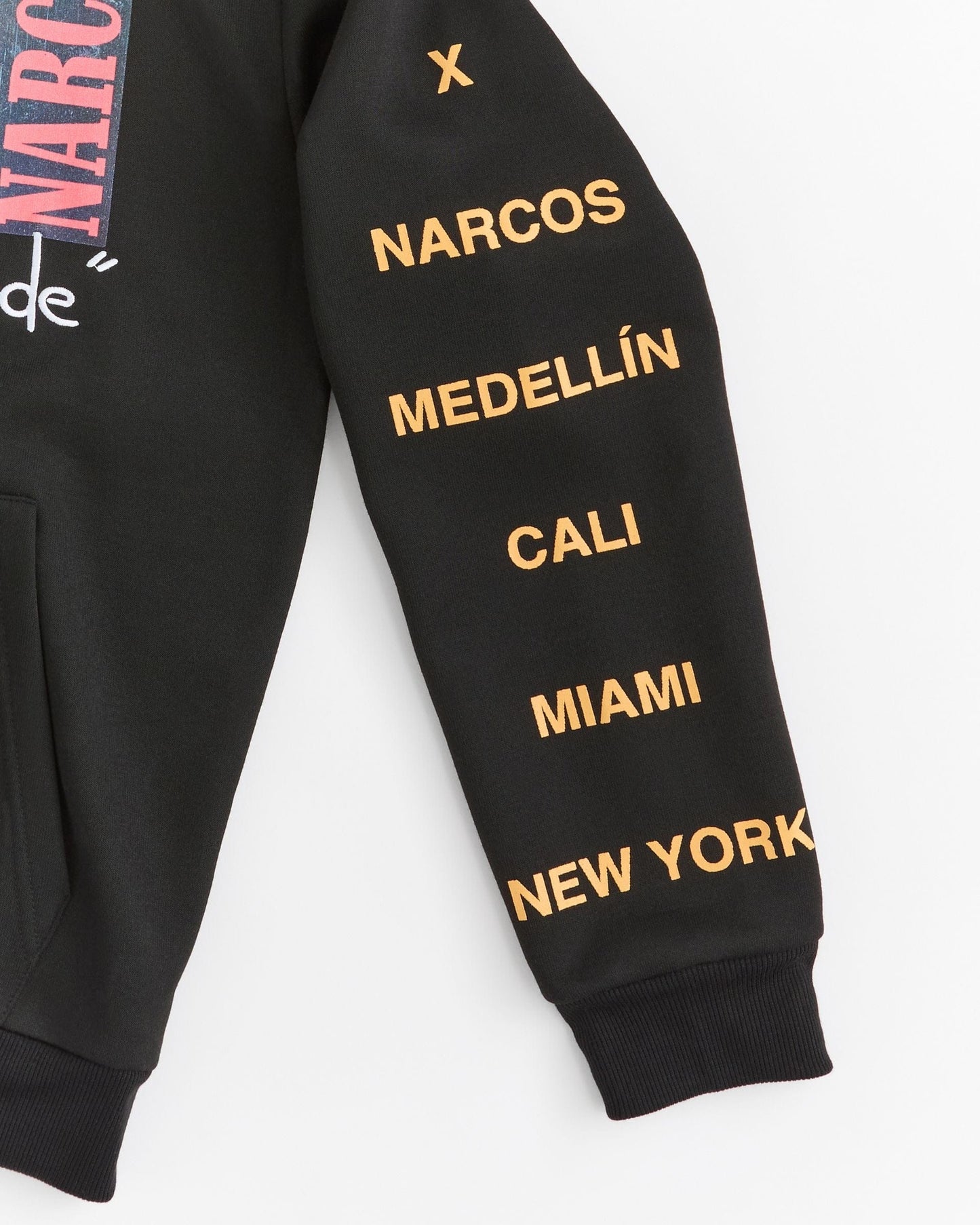 Narcos Code Fleece Hoodie - Black