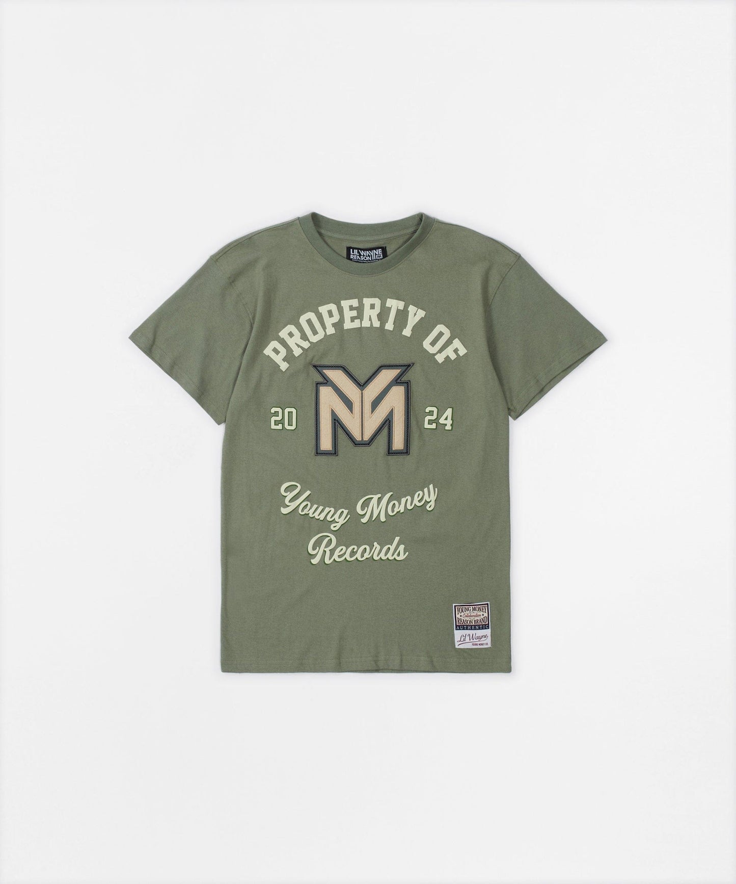 Lil Wayne Property Of Short Sleeve Tee - Olive Green