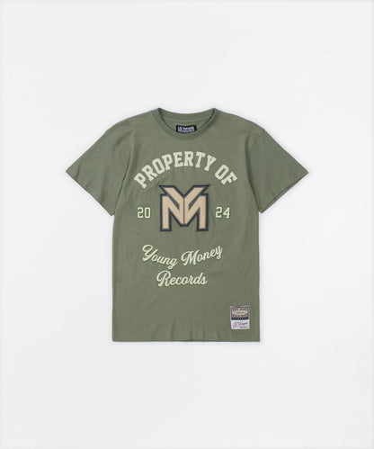 Lil Wayne Property Of Short Sleeve Tee - Olive Green