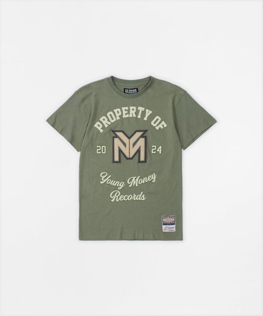 Lil Wayne Property Of Short Sleeve Tee - Olive Green