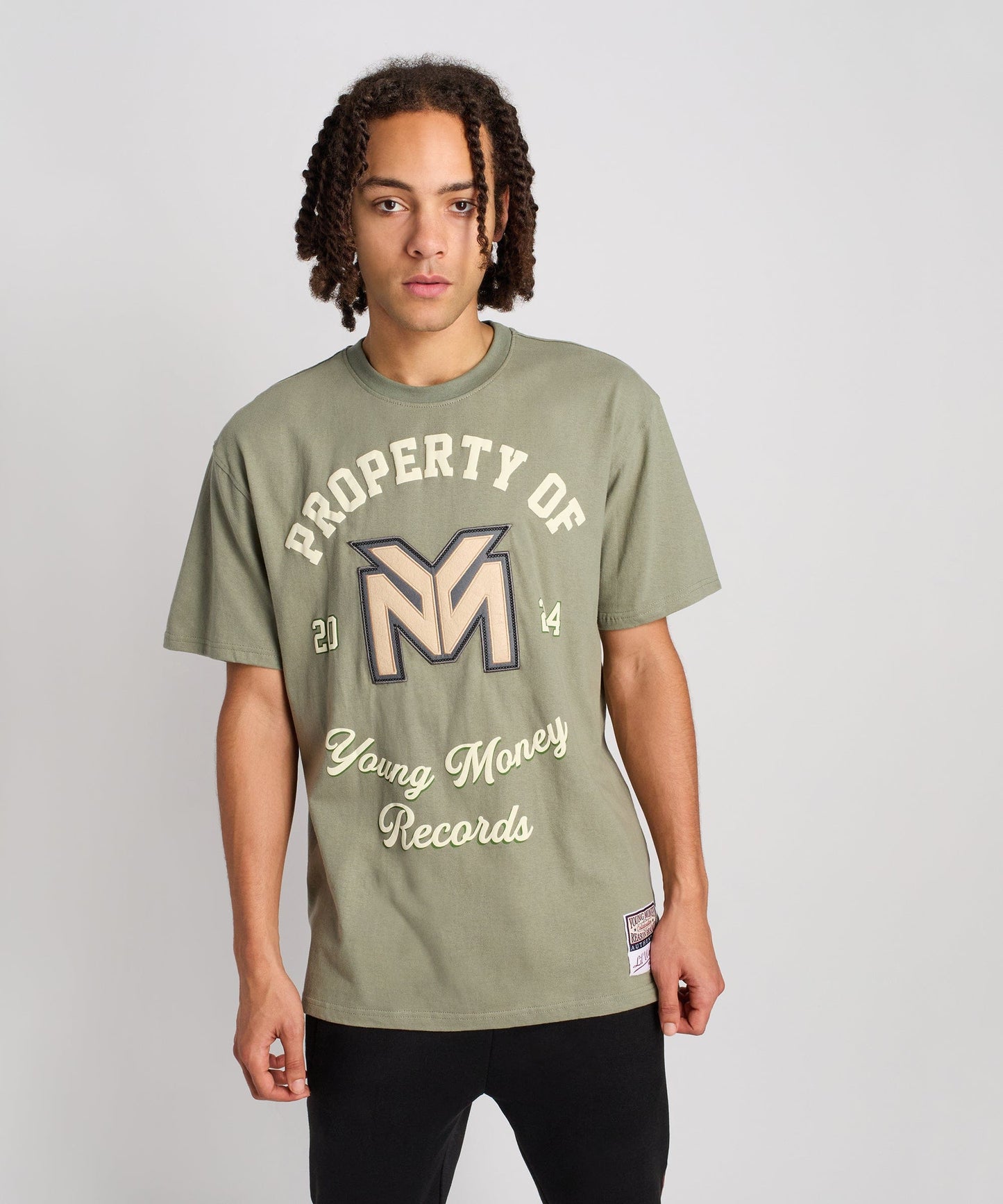 Lil Wayne Property Of Short Sleeve Tee - Olive Green