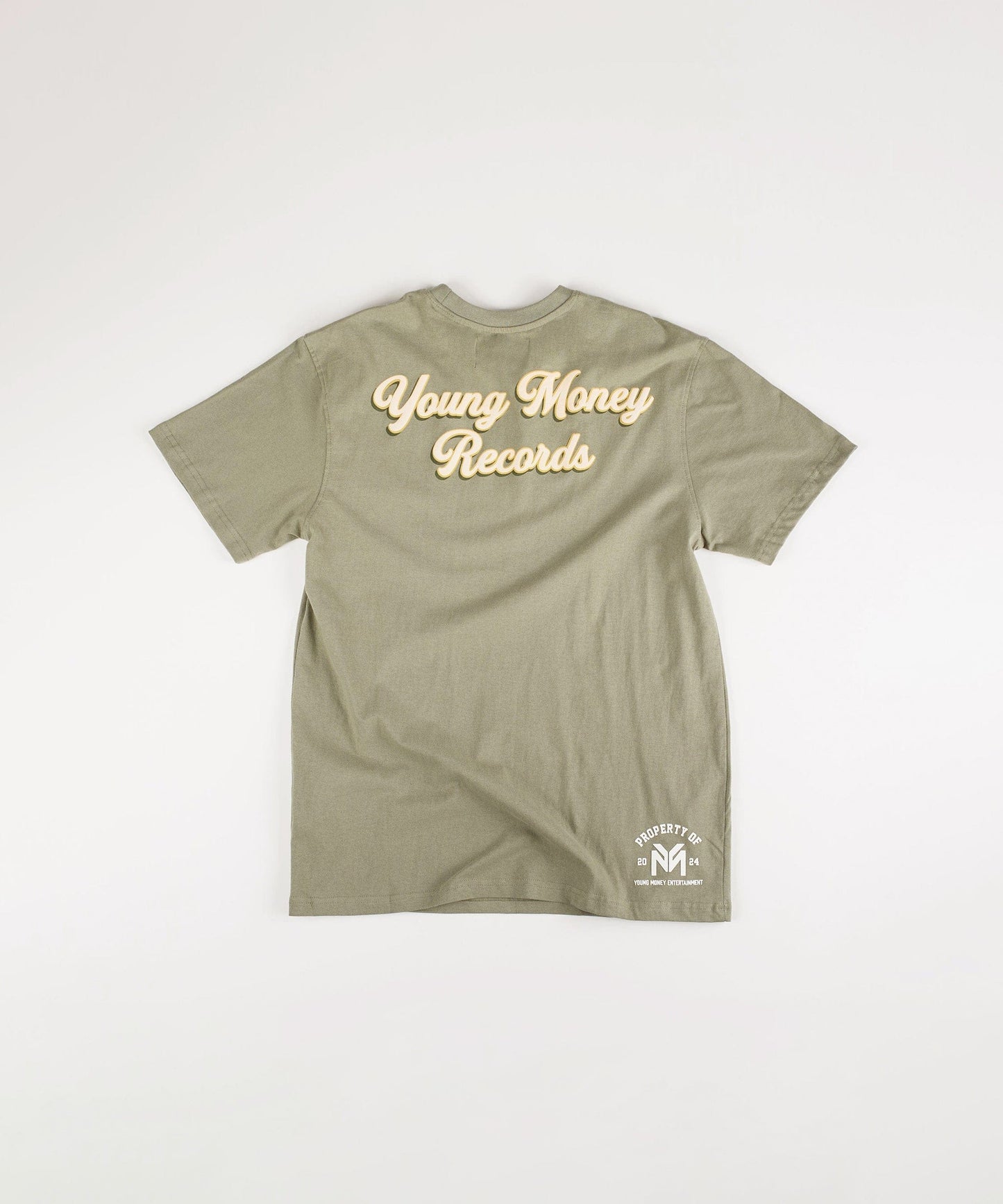 Lil Wayne Young Money Records Short Sleeve Tee - Olive Green